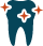 Sparkling tooth icon